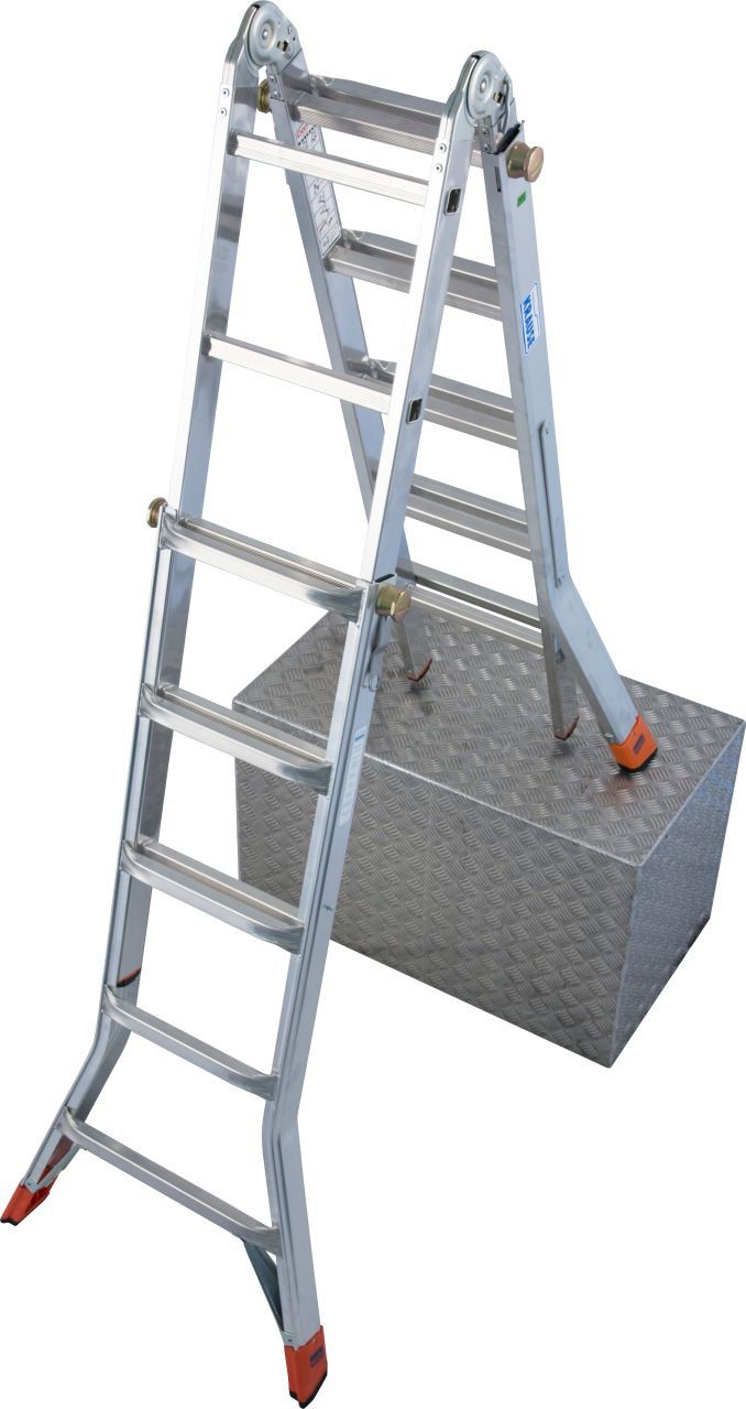 Krause MONTO TeleMatic teleszkópos csuklós létra, 4x5 fokos termék fő termékképe